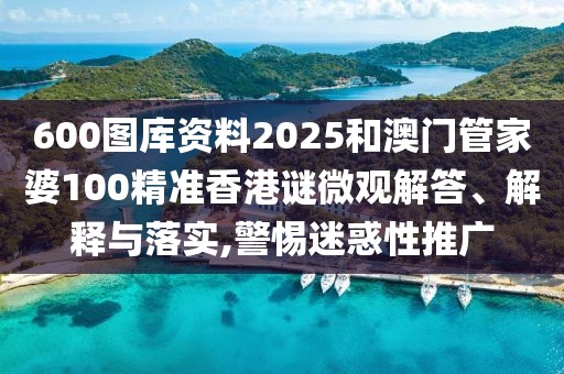 600圖庫(kù)資料2025和澳門(mén)管家婆100精準(zhǔn)香港謎微觀解答、解釋與落實(shí),警惕迷惑性推廣